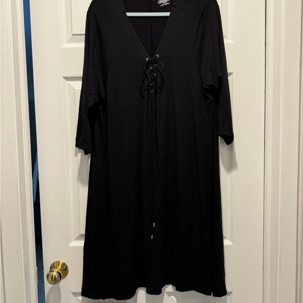 Elegant Black Midi Dress